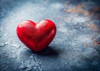 Heart on Concrete, Abstract, Food Photography