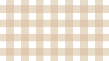 ベージュとブラウンのチェック柄のシンプルな背景