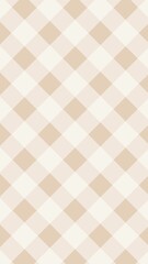 ベージュとブラウンのチェック柄のシンプルな背景