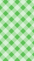 グリーンのチェック柄のシンプルな背景