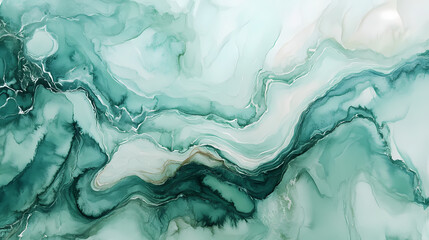 Obraz premium Seafoam green watercolor texture for serene projects. Seafoam. Illustration