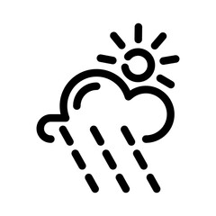 Rain icon template