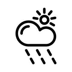 Rain icon template