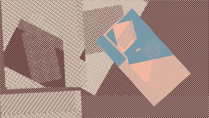 An abstract halftone grunge background image.