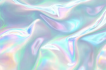 Obraz premium Colorful, iridescent fabric with a shiny, reflective surface