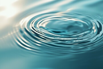 Small circle of water with ripples in it