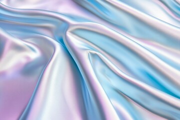 Obraz premium Blue and purple fabric with a shiny, metallic texture