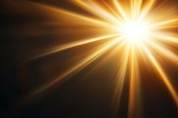 Naklejka premium Bright light shining on a dark background