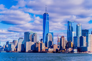 Naklejka premium city skyline