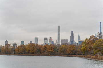 View of the city from central park new york