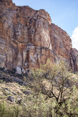 Cliffside stones in Sabino Canyon, Arizona