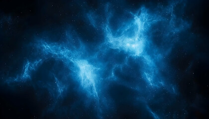 Fototapeta premium Abstract cosmic nebula, swirling blue energy, vibrant starscape, digital art background. Perfect for science fiction, fantasy, or space-themed projects.