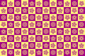 Floral Seamless Wrapping paper Design