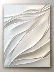 Elegant abstract design with flowing curves and soft hues, adding sophistication and modern style to any decor or space.