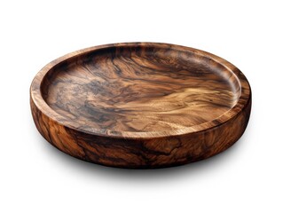 Elegant Wooden Bowl with Natural Finish