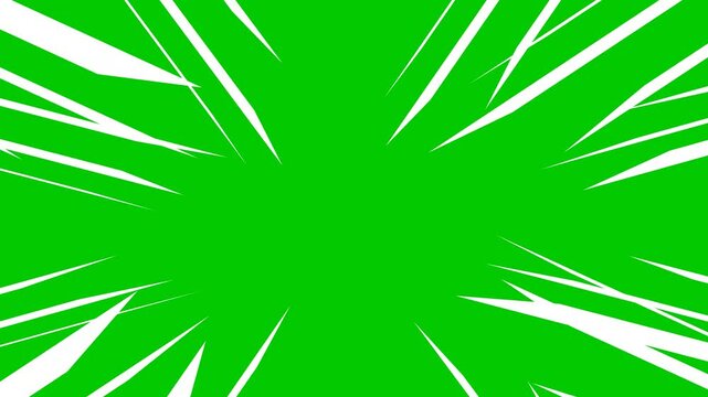 manga speed white green background