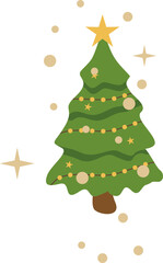 Christmas Tree Illustration