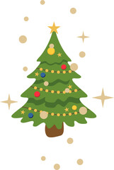 Christmas Tree Illustration