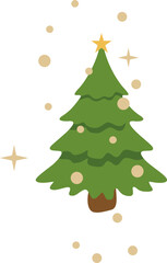 Christmas Tree Illustration