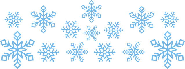Snowflake footer