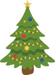 Christmas Tree Illustration