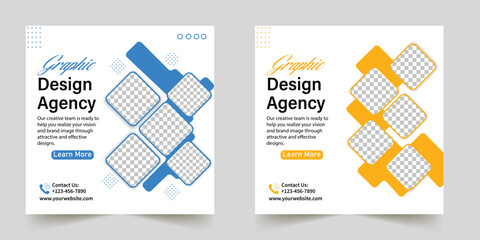 Graphic Design Agency Banner Template