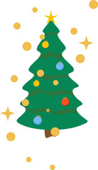 Christmas Tree Illustration