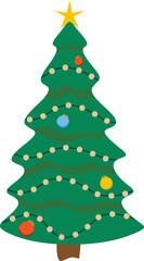 Christmas Tree Illustration