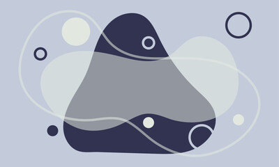 Abstract fluid background design. Minimalist background design. Circle. Circle line. Flat design vector.