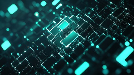 Obraz premium Abstract Digital Technology Background