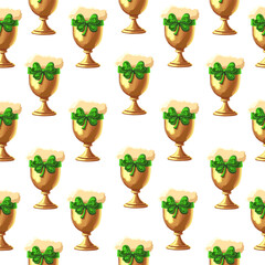 Vector illustration, St. Patrick's Day patterns and elements for decoration 