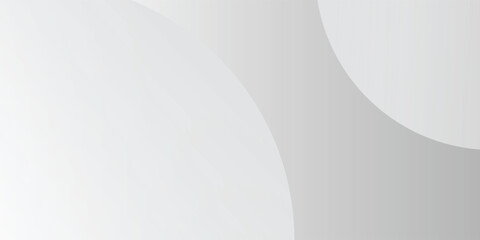 Minimalist abstract background featuring overlapping curves and circular shapes in varying shades of gray, creating a subtle gradient and subtle depth. vector ilustration