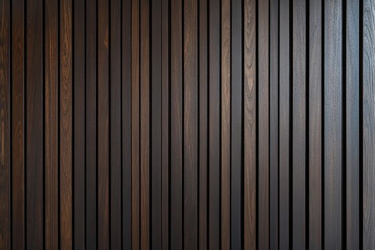Dark brown vertical wood paneling texture.