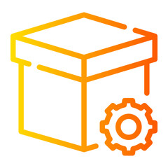 gear gradient icon