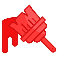 Paintbrush  Icon Element For Design