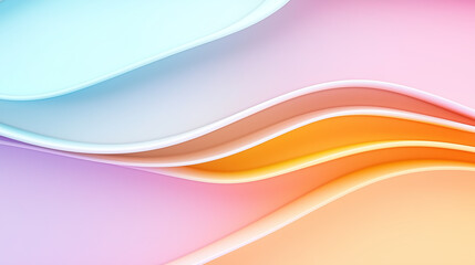 Obraz premium Abstract waves of soft colors