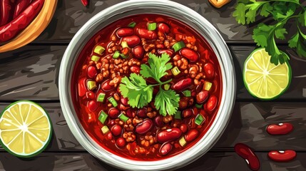 Spicy Chili Con Carne: A Delicious Bowl of Comfort Food
