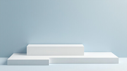white pedestal on the wall