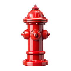 Fototapeta premium fire hydrant isolated on white