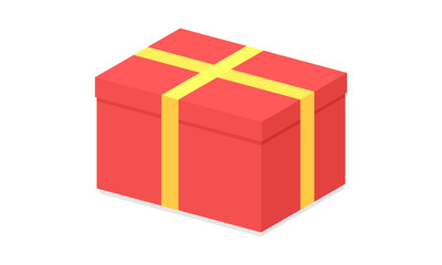 Fototapeta premium Big gift box illustration design