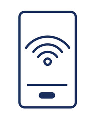 security control smart home line icon