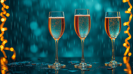 AI-generated images of celebration toasts of holidays and special occasions