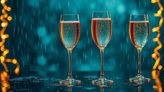 AI-generated images of celebration toasts of holidays and special occasions