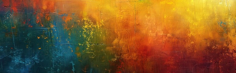 Vibrant Amber Abstract Art. Warm and inviting color palette