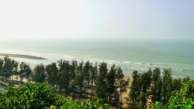 Serene Coastal Scenery of Cox's Bazar, Bangladesh &ndash; A Natural Paradise
