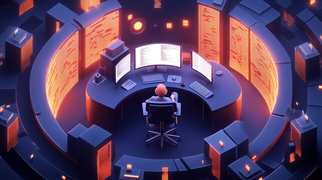 a programmer in the data forest
