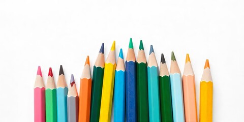 Colorful Pencils Art Supplies Creativity Education Back to School