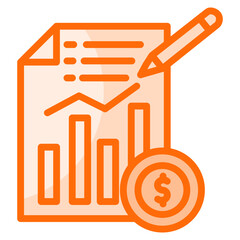 Income Statement  Icon Element For Design