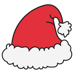 Doodle Santa Clause Hat 