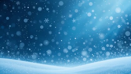 christmas background with snowflakes